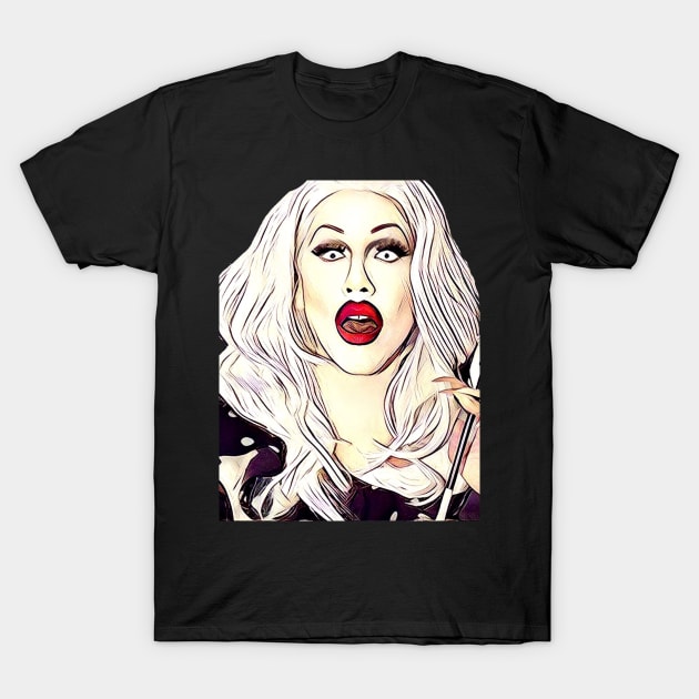 Sharon Needles T-Shirt by awildlolyappeared